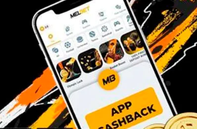 Cashback hebdomadaire dans l'application Bonus Melbet