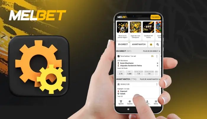Configuration des paramètres de compte pour débuter sur Melbet